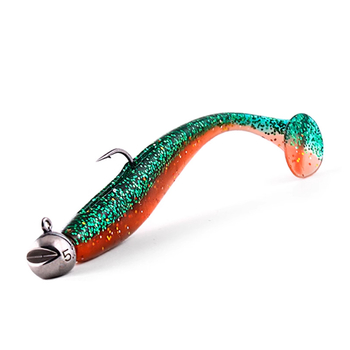 Cârlig de pescuit cu cap de oțel wolfram, fără cârlig, pentru biban negru, anti-încâlcire, pescuit în lac rezervoar