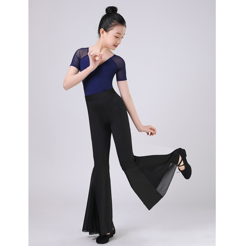 Gyerekek balett hálós egyrészes overál – lányok, nyár, 90% Spandex, bambuszszén rost, életkor 3–8 év