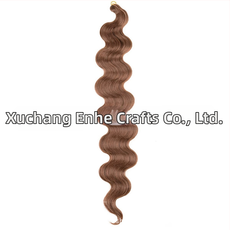 Enhe Body Wave Crochet perucă pentru femei — fibre sintetice rezistente la temperaturi, păr cu volum