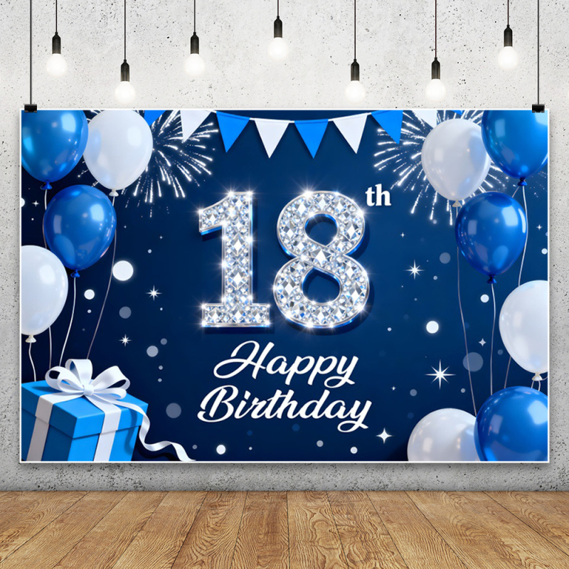 Fundal foto pentru aniversarea de 18 ani – Țesătură de fundal pentru fotografie de peisaj, greutate 0,12 kg, Garanție din partea magazinului