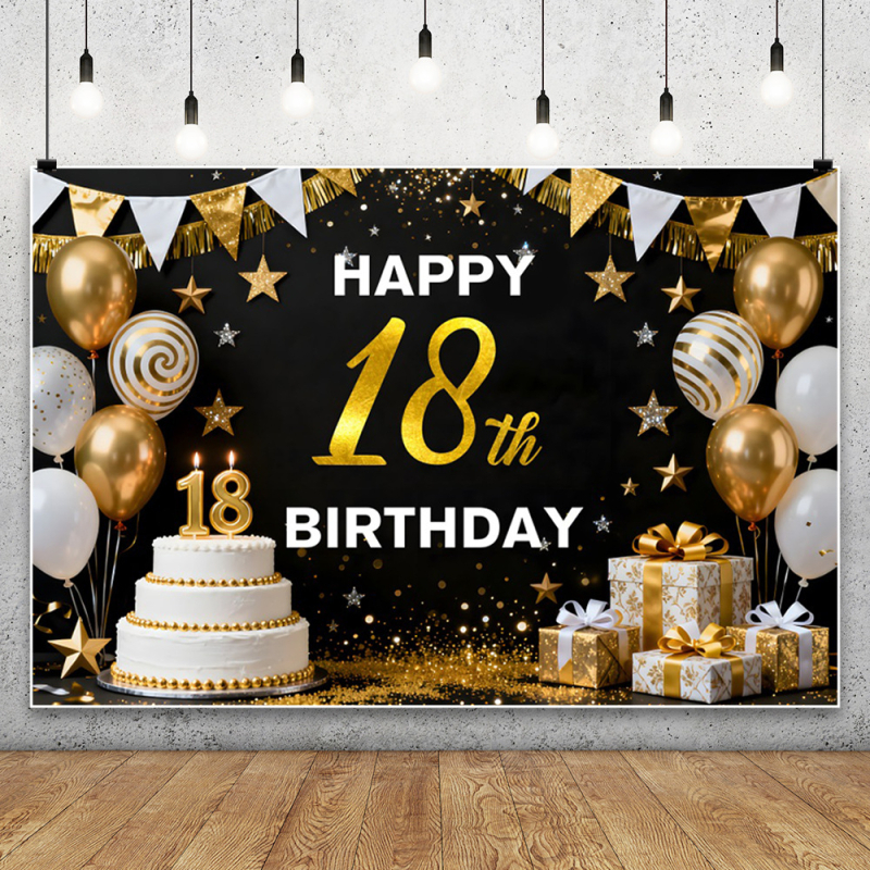 Fundal foto pentru aniversarea de 18 ani – Țesătură de fundal pentru fotografie de peisaj, greutate 0,12 kg, Garanție din partea magazinului