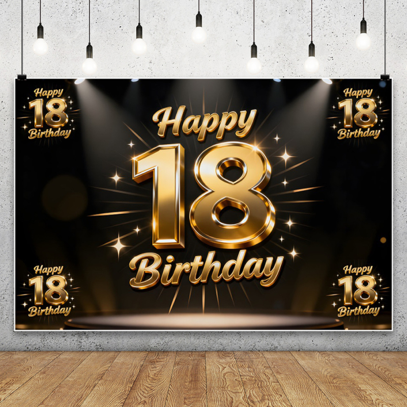 Fundal foto pentru aniversarea de 18 ani – Țesătură de fundal pentru fotografie de peisaj, greutate 0,12 kg, Garanție din partea magazinului