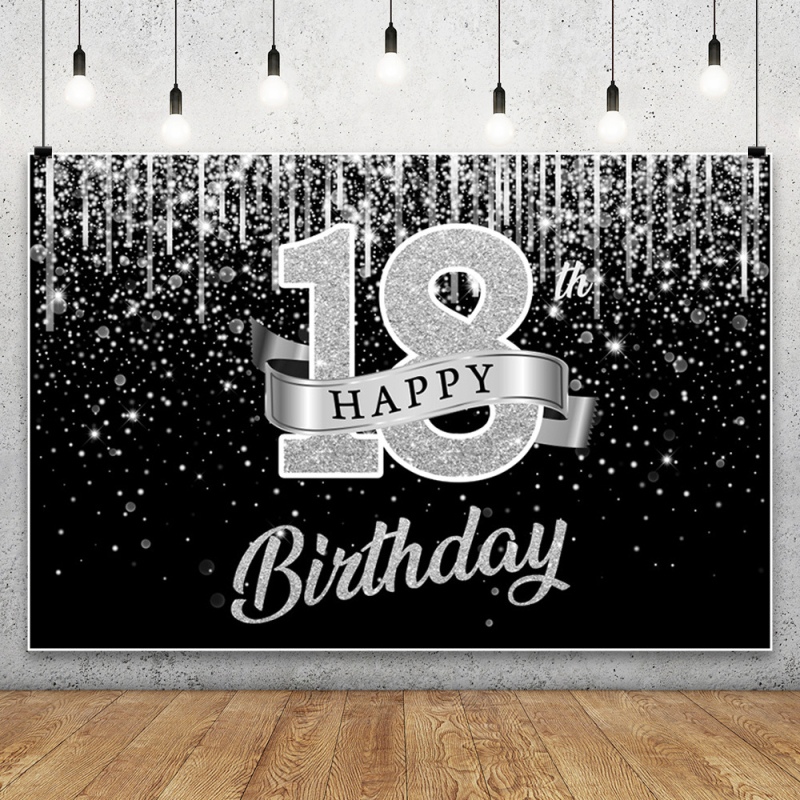 Fundal foto pentru aniversarea de 18 ani – Țesătură de fundal pentru fotografie de peisaj, greutate 0,12 kg, Garanție din partea magazinului