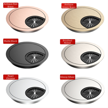 Καλύπτης οπής καλωδίων γραφείου – κράμα ψευδαργύρου, μοντέλο 006, Tai Yanchen, για γραφείο και υπολογιστή, στυλ Νέο κινεζικό