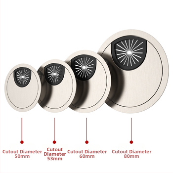 Καλύπτης οπής καλωδίων γραφείου – κράμα ψευδαργύρου, μοντέλο 006, Tai Yanchen, για γραφείο και υπολογιστή, στυλ Νέο κινεζικό