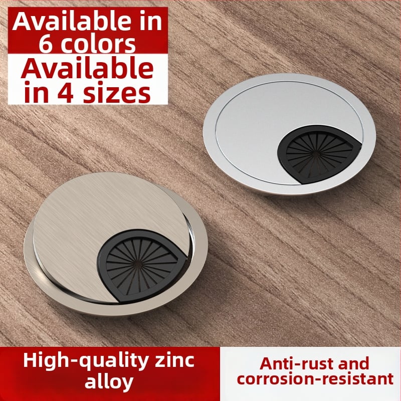 Καλύπτης οπής καλωδίων γραφείου – κράμα ψευδαργύρου, μοντέλο 006, Tai Yanchen, για γραφείο και υπολογιστή, στυλ Νέο κινεζικό