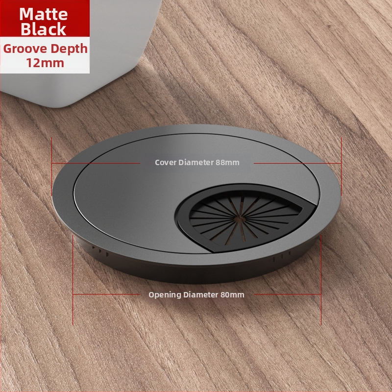 Καλύπτης οπής καλωδίων γραφείου – κράμα ψευδαργύρου, μοντέλο 006, Tai Yanchen, για γραφείο και υπολογιστή, στυλ Νέο κινεζικό