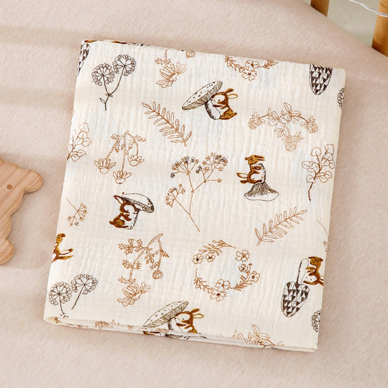 Keyfeng Βρεφική Κάλυψη για Αγκαλιά - Διπλό στρώμα από 100% βαμβάκι Crepe, Χαρακτήρας Καρτούν, Για Παιδιά 3–8 ετών, Όλες οι Εποχές