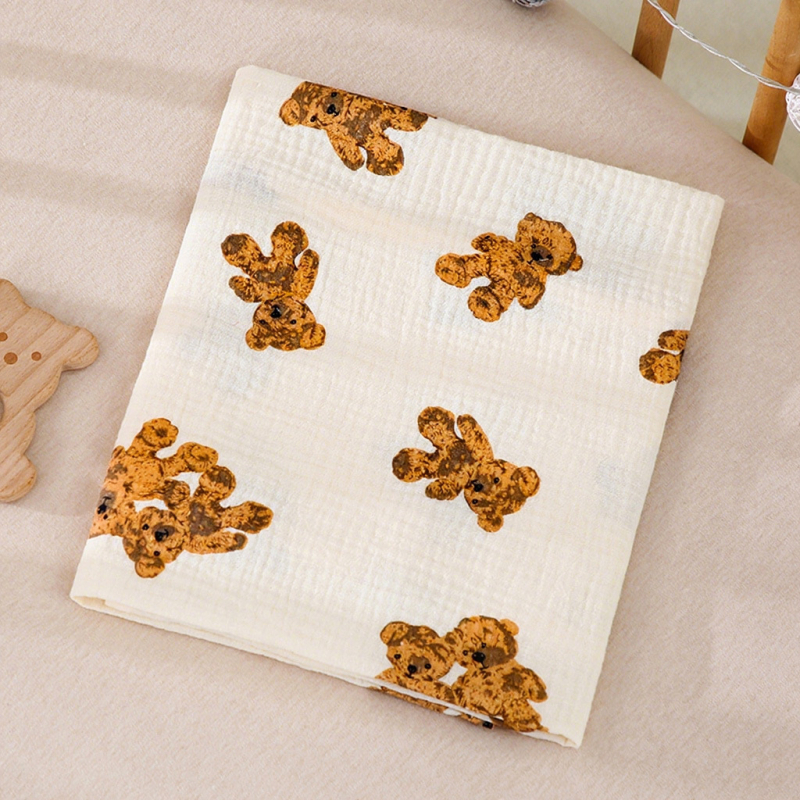 Keyfeng Βρεφική Κάλυψη για Αγκαλιά - Διπλό στρώμα από 100% βαμβάκι Crepe, Χαρακτήρας Καρτούν, Για Παιδιά 3–8 ετών, Όλες οι Εποχές