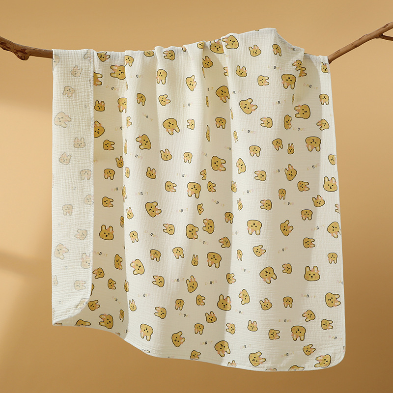 Keyfeng Βρεφική Κάλυψη για Αγκαλιά - Διπλό στρώμα από 100% βαμβάκι Crepe, Χαρακτήρας Καρτούν, Για Παιδιά 3–8 ετών, Όλες οι Εποχές