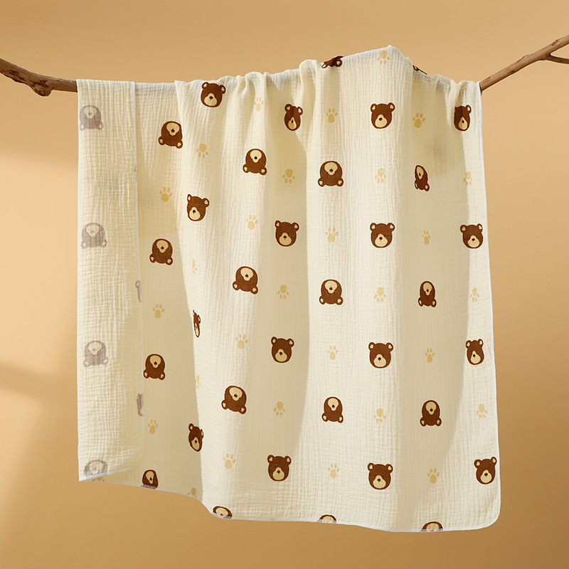 Keyfeng Βρεφική Κάλυψη για Αγκαλιά - Διπλό στρώμα από 100% βαμβάκι Crepe, Χαρακτήρας Καρτούν, Για Παιδιά 3–8 ετών, Όλες οι Εποχές