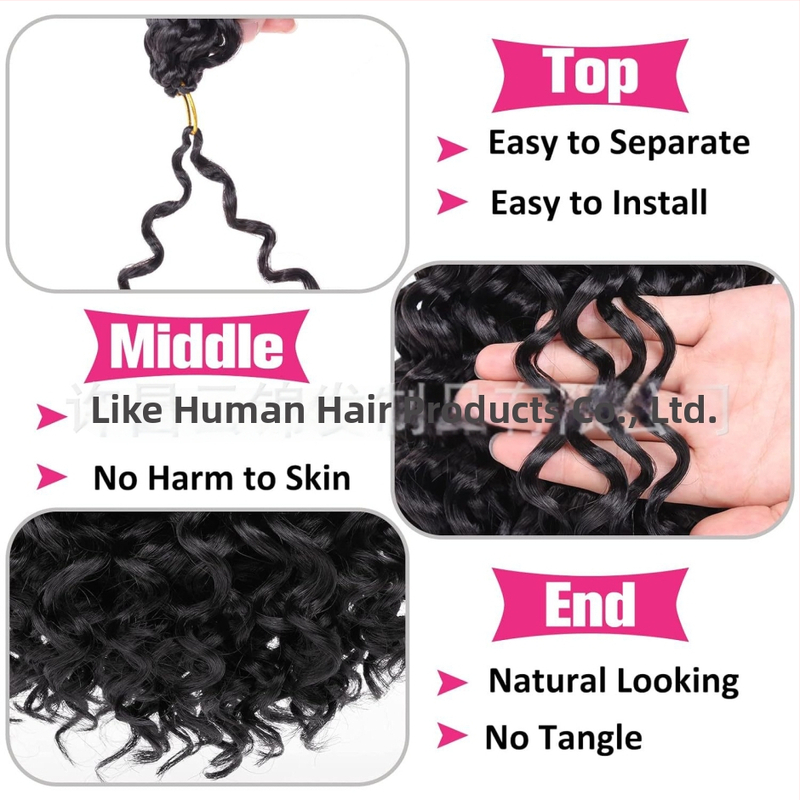 Parochňa GoGo Curl Crochet Hair, syntetické vlákno, africké copánky