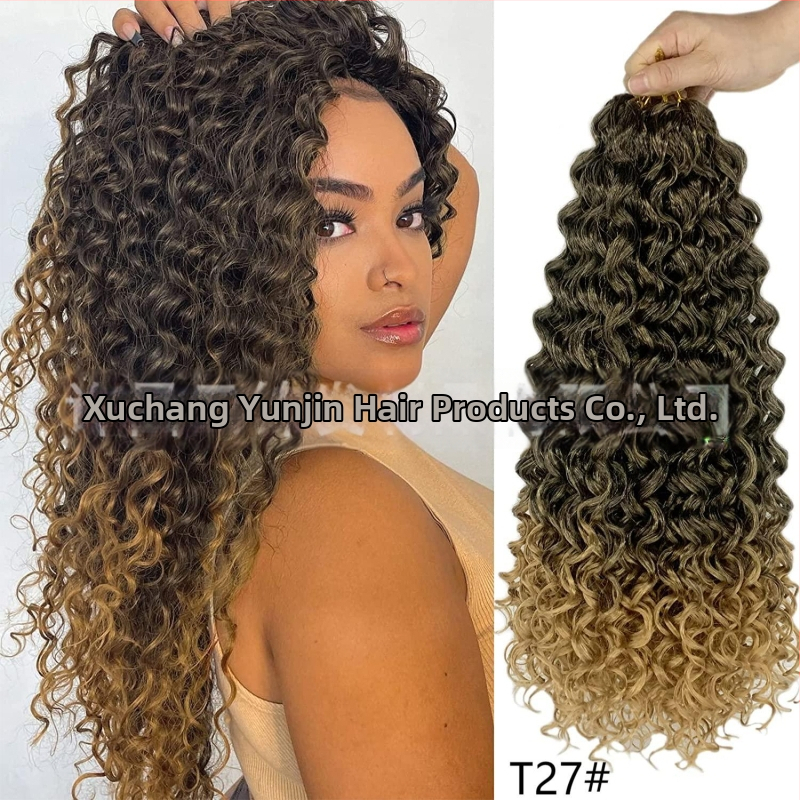 Yunjin YJ-GOGO crochet paróka - GoGo Curl, egzotikus stílus, belföldi selyem rost, mechanikus folyamat, formaváltoztatás