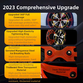 Lanț anti-alunecare cu tendoane de vită — set complet pentru mașini, SUV-uri, vehicule off-road și vanuri; lanț anti-alunecare Oxford; origine Zhejiang