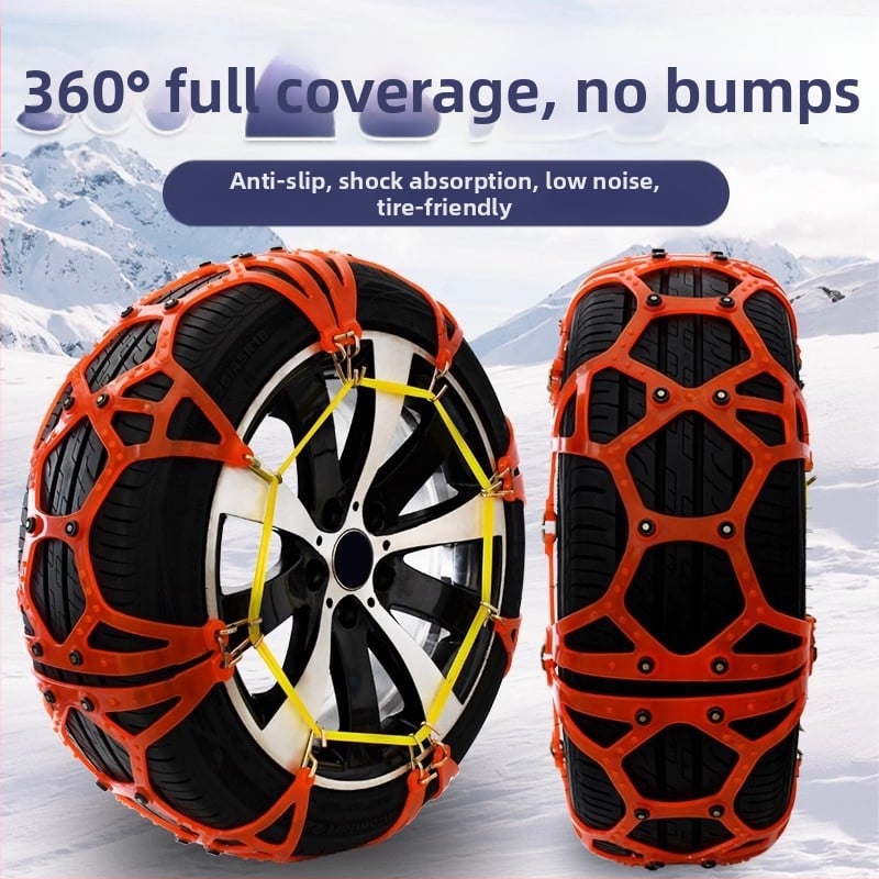 Lanț anti-alunecare cu tendoane de vită — set complet pentru mașini, SUV-uri, vehicule off-road și vanuri; lanț anti-alunecare Oxford; origine Zhejiang