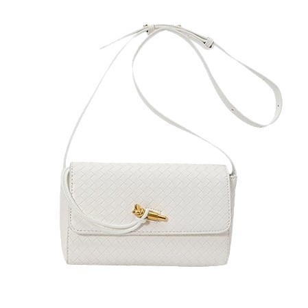 Τσάντα crossbody PU με καπάκι, οριζόντια τετράγωνη μορφή, επένδυση πολυεστέρα, μια ιμάντα, μοντέλο JC-8083, 2025 χειμώνας