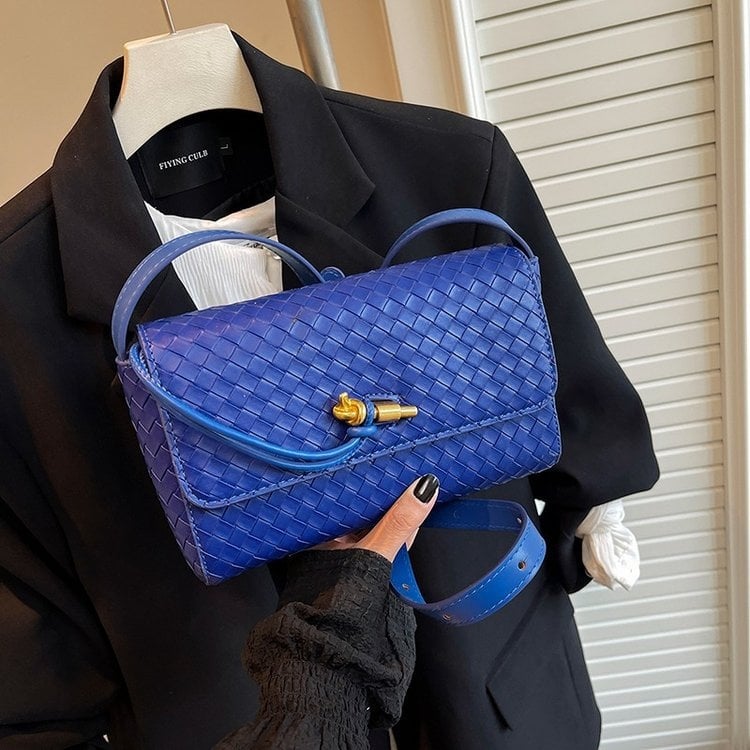 Τσάντα crossbody PU με καπάκι, οριζόντια τετράγωνη μορφή, επένδυση πολυεστέρα, μια ιμάντα, μοντέλο JC-8083, 2025 χειμώνας