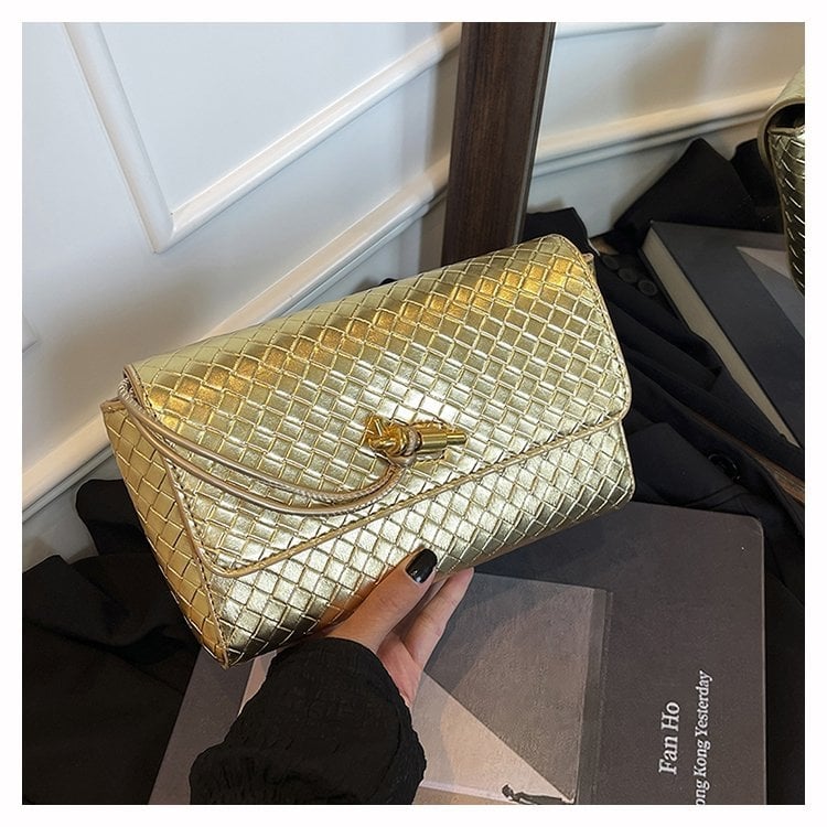 Τσάντα crossbody PU με καπάκι, οριζόντια τετράγωνη μορφή, επένδυση πολυεστέρα, μια ιμάντα, μοντέλο JC-8083, 2025 χειμώνας