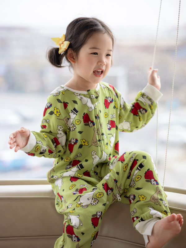 Υπνόσακος για παιδιά – έξι-στρωμάτων μπαμπού ινών και βαμβακιού, σχέδιο με διαιρεμένα πόδια, απομάκρυνση υγρασίας, πλύσιμο στο πλυντήριο, για ηλικίες 1–6 ετών (Άνοιξη, Καλοκαίρι, Φθινόπωρο)