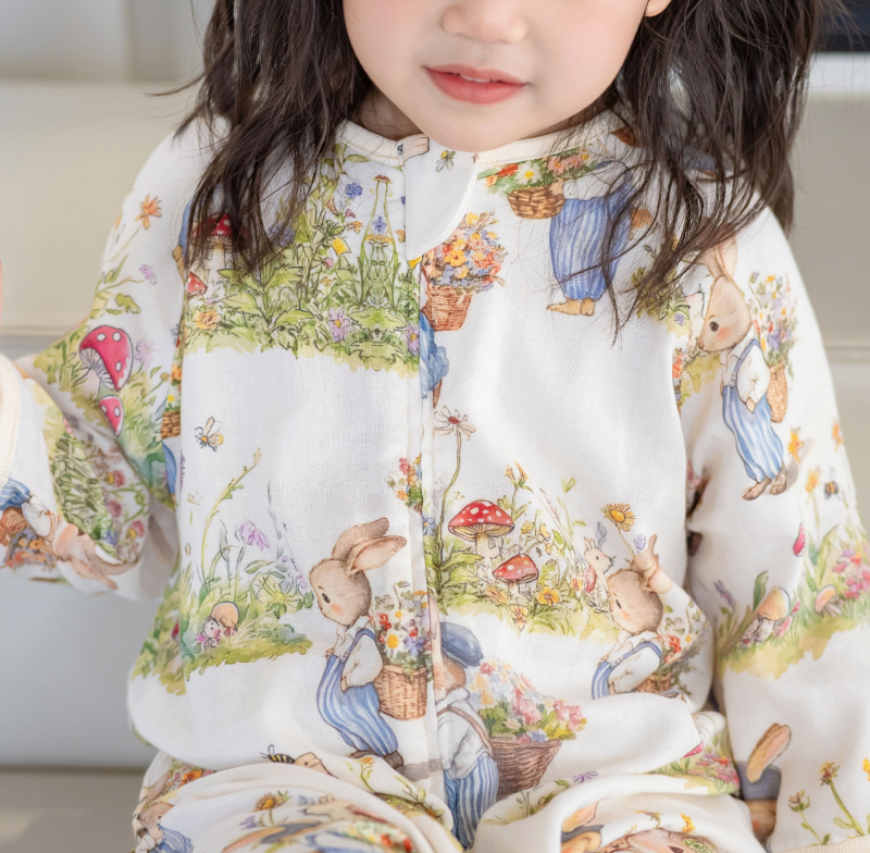 Υπνόσακος για παιδιά – έξι-στρωμάτων μπαμπού ινών και βαμβακιού, σχέδιο με διαιρεμένα πόδια, απομάκρυνση υγρασίας, πλύσιμο στο πλυντήριο, για ηλικίες 1–6 ετών (Άνοιξη, Καλοκαίρι, Φθινόπωρο)