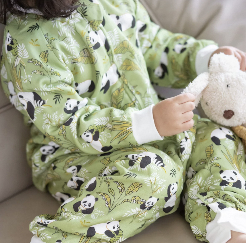 Υπνόσακος για παιδιά – έξι-στρωμάτων μπαμπού ινών και βαμβακιού, σχέδιο με διαιρεμένα πόδια, απομάκρυνση υγρασίας, πλύσιμο στο πλυντήριο, για ηλικίες 1–6 ετών (Άνοιξη, Καλοκαίρι, Φθινόπωρο)