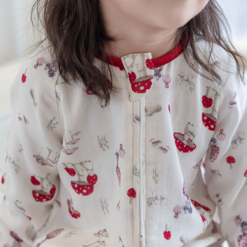 Υπνόσακος για παιδιά – έξι-στρωμάτων μπαμπού ινών και βαμβακιού, σχέδιο με διαιρεμένα πόδια, απομάκρυνση υγρασίας, πλύσιμο στο πλυντήριο, για ηλικίες 1–6 ετών (Άνοιξη, Καλοκαίρι, Φθινόπωρο)