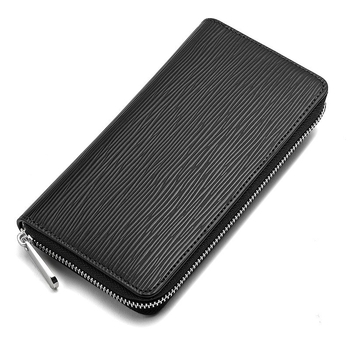 Γυναικείο πορτοφόλι από ανακυκλωμένο δέρμα, μονόχρωμο, θήκη κερμάτων με φερμουάρ, εσωτερικό από συνθετικό δέρμα, για καθημερινή χρήση, Καλοκαίρι 2018