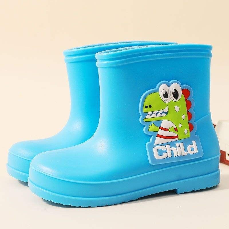 Ghete de ploaie PVC talie joasă, toamnă–iarna, pentru copii 1–3 ani