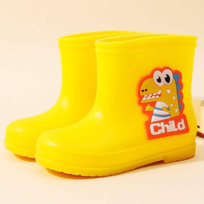 Ghete de ploaie PVC talie joasă, toamnă–iarna, pentru copii 1–3 ani