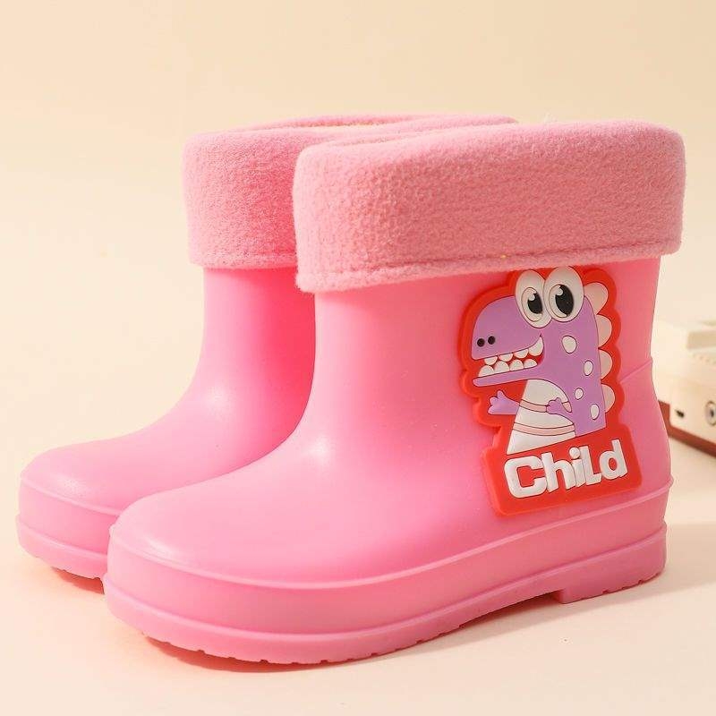 Ghete de ploaie PVC talie joasă, toamnă–iarna, pentru copii 1–3 ani