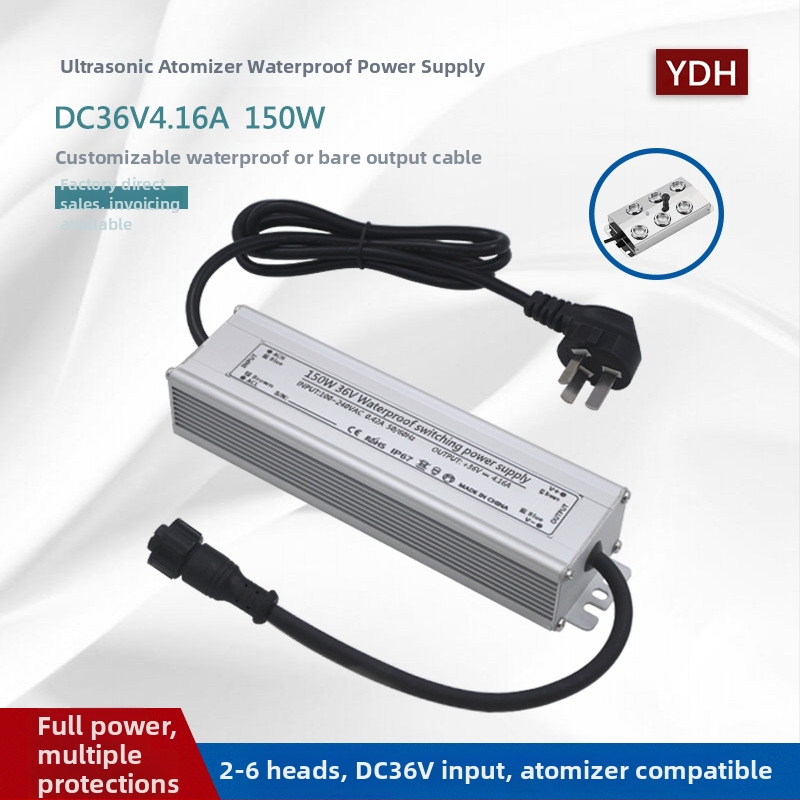 Napájanie pre ultrazvukový zvlhčovač – 100W–800W, DC36V/45V/48V, IP67 vodotesný, Prepínaný zdroj, CE ROHS