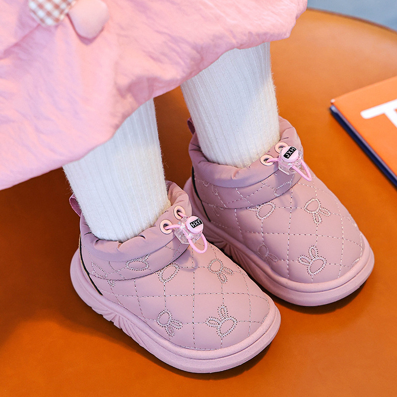 Dew Rabbit Gyerekek bokacsizma – téli, vízálló, csúszásmentes, műbőr, 1–12 éveseknek