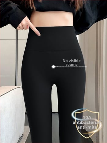 Γυναικείο κολάν γιόγκα σε στυλ Shark, από νάιλον Mag, Υψηλή ελαστικότητα, εφαρμογή σε στενή γραμμή, μονόχρωμο σχέδιο, Άνοιξη 2026