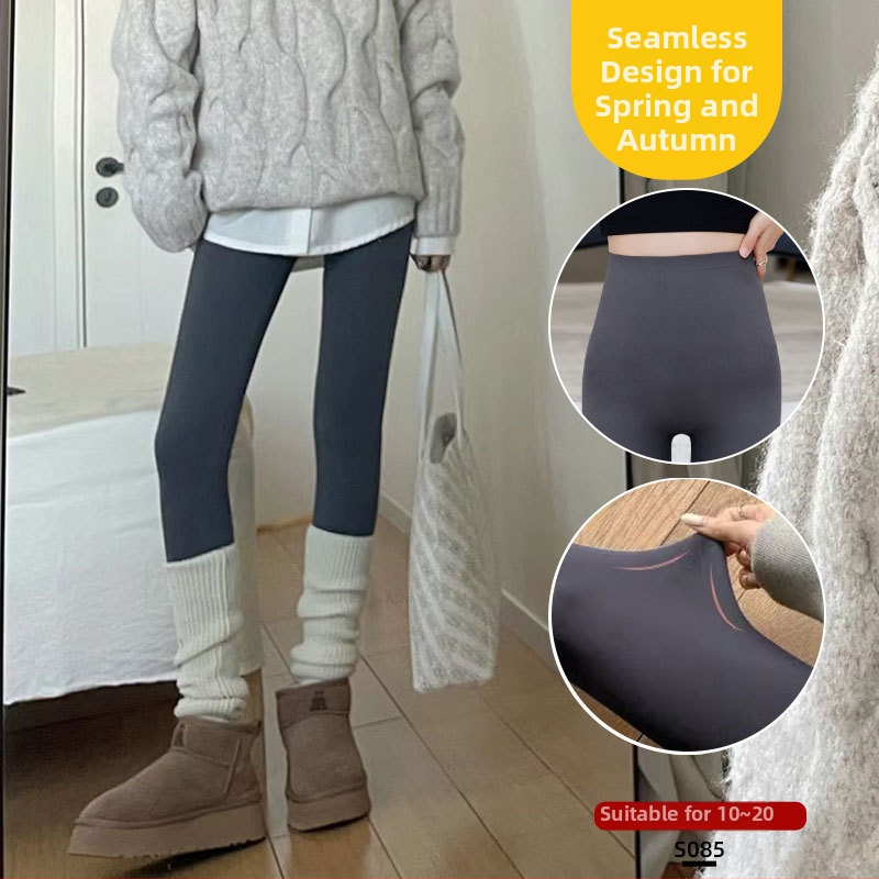 Γυναικείο κολάν γιόγκα σε στυλ Shark, από νάιλον Mag, Υψηλή ελαστικότητα, εφαρμογή σε στενή γραμμή, μονόχρωμο σχέδιο, Άνοιξη 2026