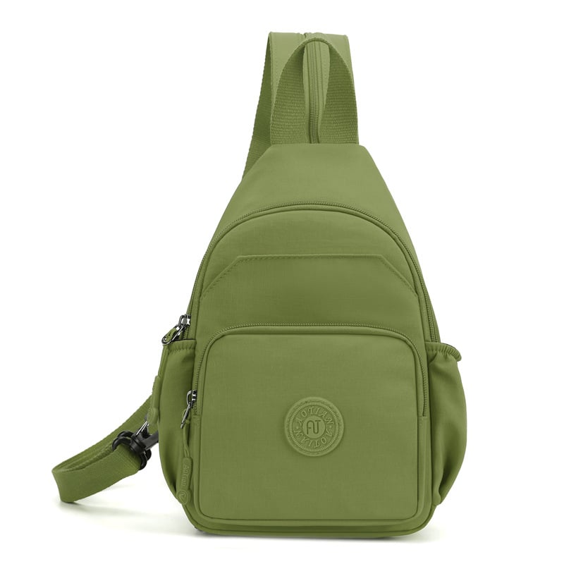 Rucsac multifunctional cu design crossbody, țesătură Oxford, căptușeală din poliester, deschidere cu fermoar, exterior 3D, Primăvara 2025