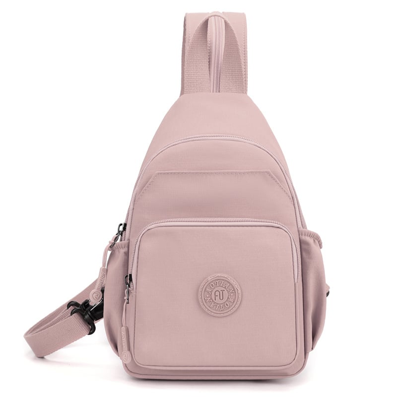 Rucsac multifunctional cu design crossbody, țesătură Oxford, căptușeală din poliester, deschidere cu fermoar, exterior 3D, Primăvara 2025