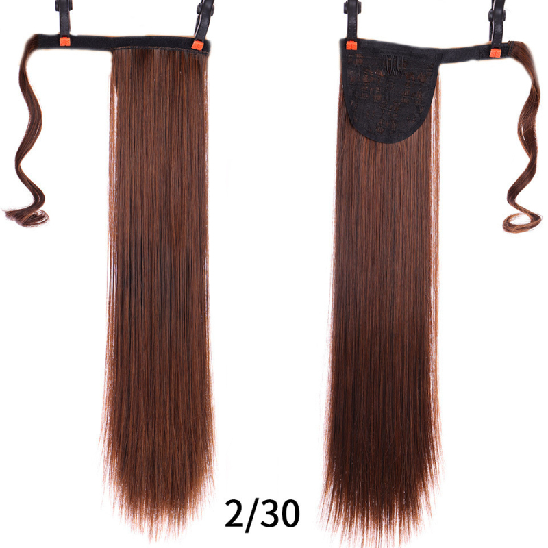 Perucă cu coadă de cal — fibre sintetice rezistente la temperatură; model 202309090020; brand Wonderful poems (beauty); pentru femei; nu poate fi vopsită sau îndreptată