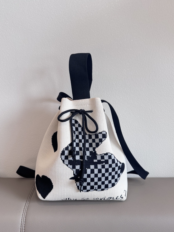 Torba za ramena sa šnonom, cilindričnog oblika, poliester, stil Fresh and Sweet, unutarnji džepovi za telefon, ID karticu i prijenosno računalo