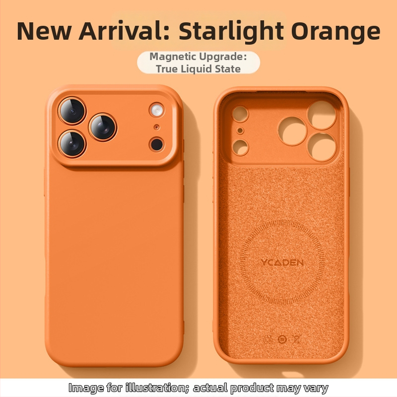 Carcasă din silicon lichid cu magneți pentru iPhone 17 Pro Max – Finisaj mat, Protecție la șocuri, Disipare termică, Anti-amprentă