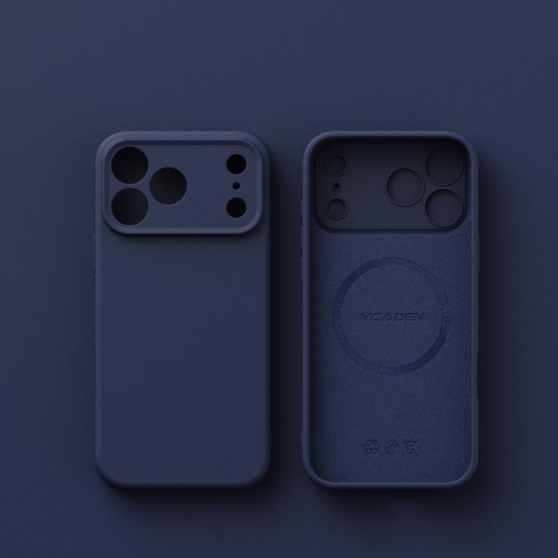 Carcasă din silicon lichid cu magneți pentru iPhone 17 Pro Max – Finisaj mat, Protecție la șocuri, Disipare termică, Anti-amprentă