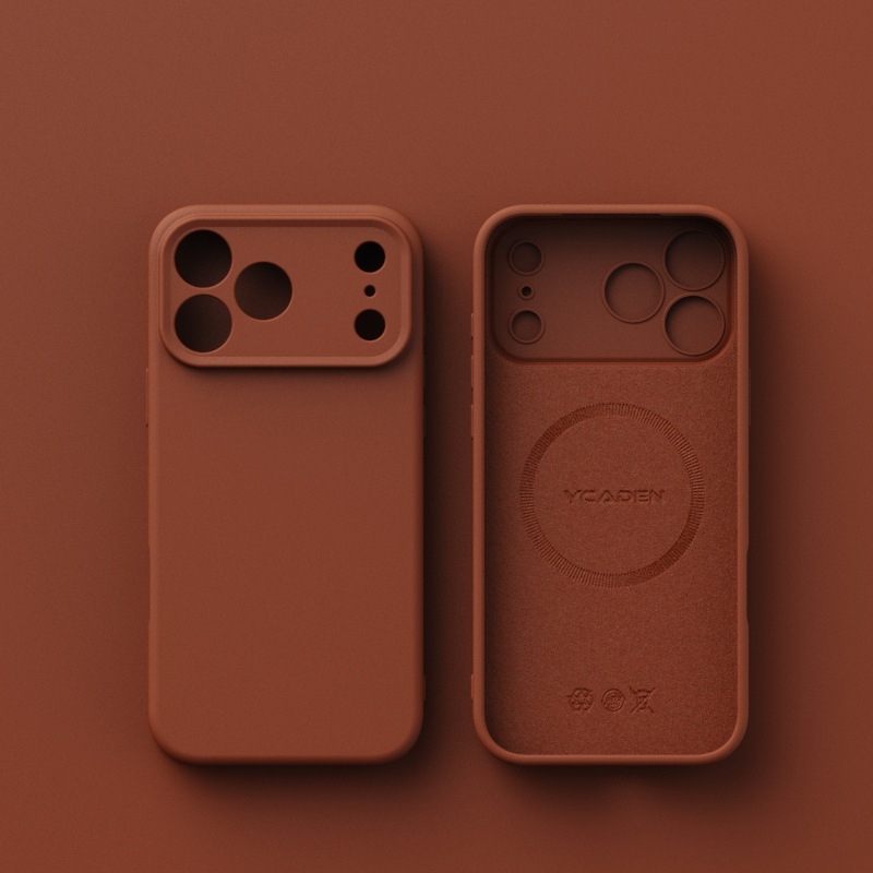 Carcasă din silicon lichid cu magneți pentru iPhone 17 Pro Max – Finisaj mat, Protecție la șocuri, Disipare termică, Anti-amprentă