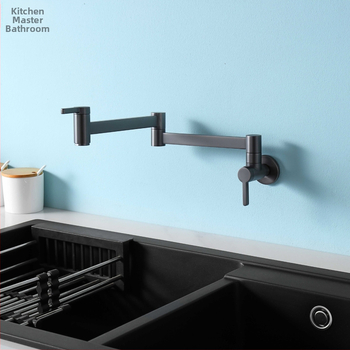 Falcová skladacia kuchynská batéria z meďe, teplá a studená voda, otočná o 360°, model 2016