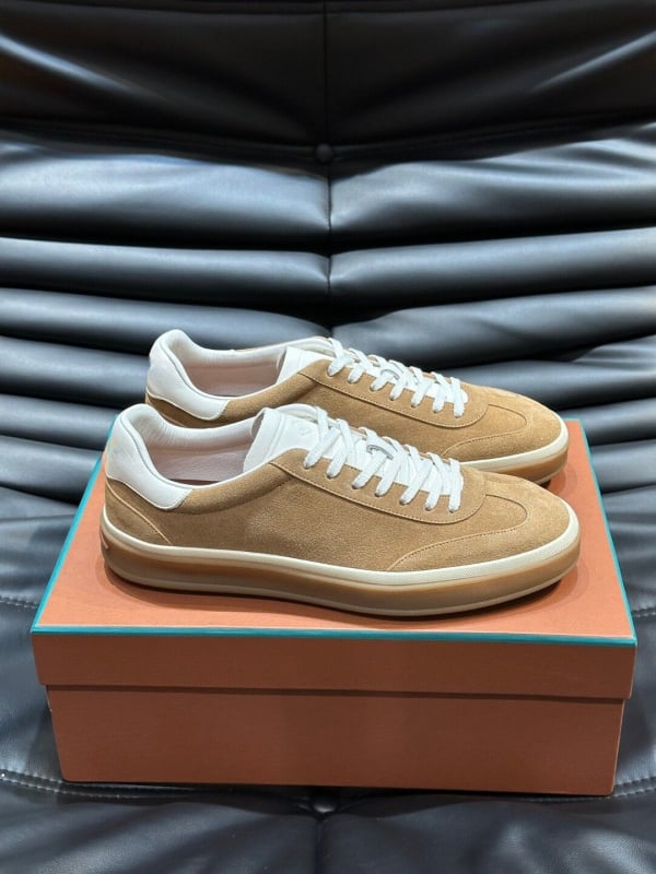 Pánske kožené nízkoprofilové športové tenisky, šnúrky, priedušné, protišmyková podrážka, EVA vložka