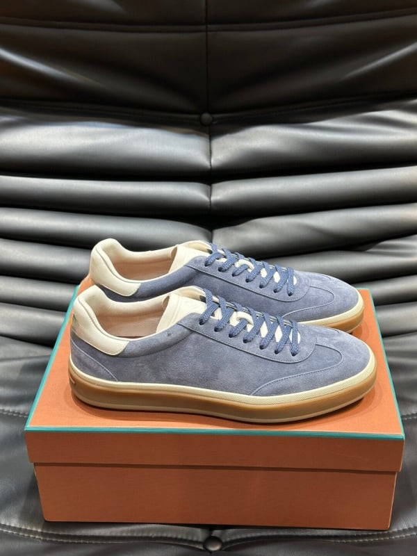 Pánske kožené nízkoprofilové športové tenisky, šnúrky, priedušné, protišmyková podrážka, EVA vložka