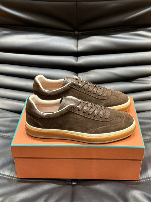 Pánske kožené nízkoprofilové športové tenisky, šnúrky, priedušné, protišmyková podrážka, EVA vložka