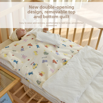 Sac de dormit pentru nou-născuți, bumbac 100%, umplutură poliester, design gros de iarnă, 0.55–1.0 kg