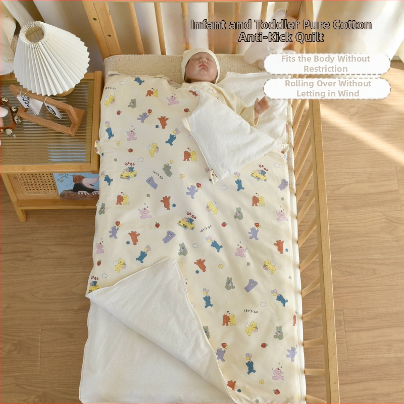 Sac de dormit pentru nou-născuți, bumbac 100%, umplutură poliester, design gros de iarnă, 0.55–1.0 kg