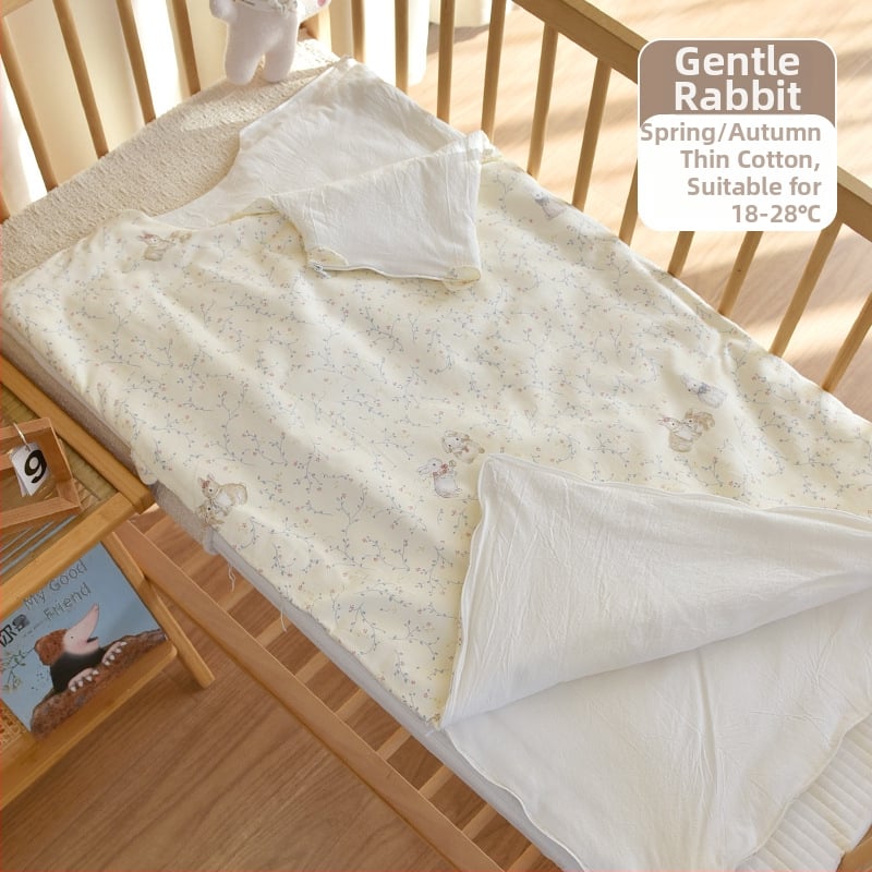 Sac de dormit pentru nou-născuți, bumbac 100%, umplutură poliester, design gros de iarnă, 0.55–1.0 kg