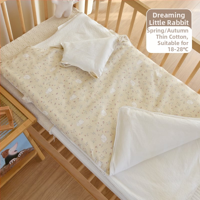 Sac de dormit pentru nou-născuți, bumbac 100%, umplutură poliester, design gros de iarnă, 0.55–1.0 kg