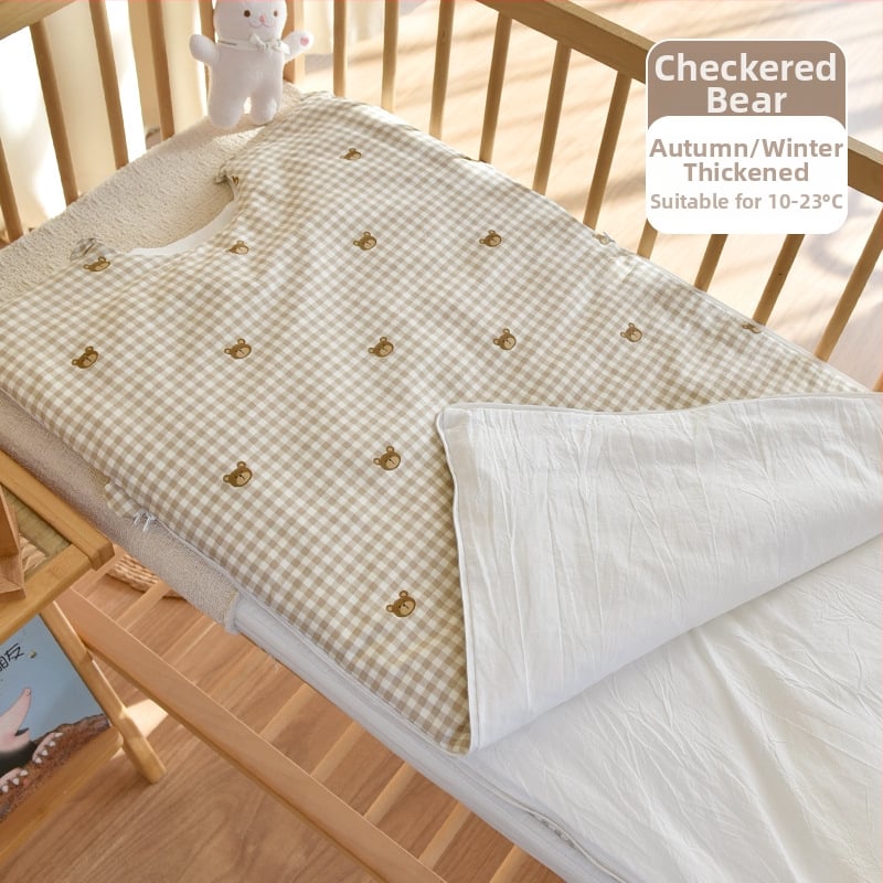 Sac de dormit pentru nou-născuți, bumbac 100%, umplutură poliester, design gros de iarnă, 0.55–1.0 kg